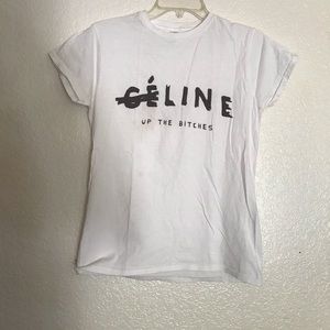 White fashion tee